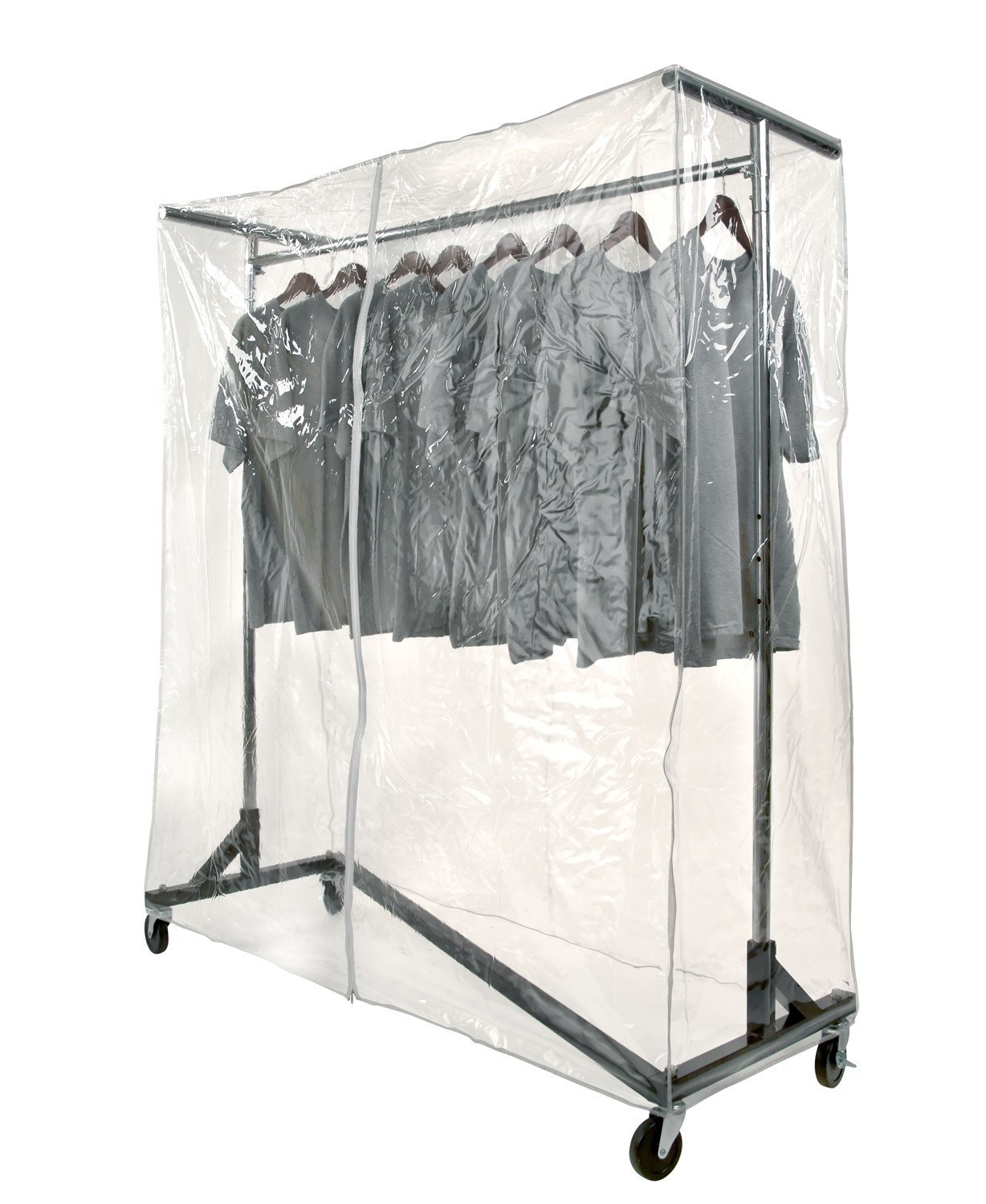 Clear Poly Z Rack Cover Rolling Rack Garment Cover Garment Rack Cover